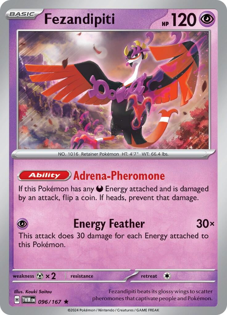Image for Fezandipiti (096/167) [SV06: Twilight Masquerade] - Pokemon