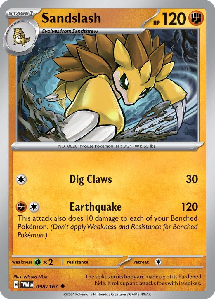 Sandslash (098/167) [SV06: Twilight Masquerade]