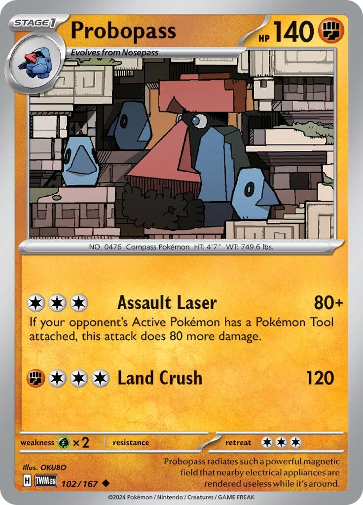 Image for Probopass (102/167) [SV06: Twilight Masquerade] - Pokemon