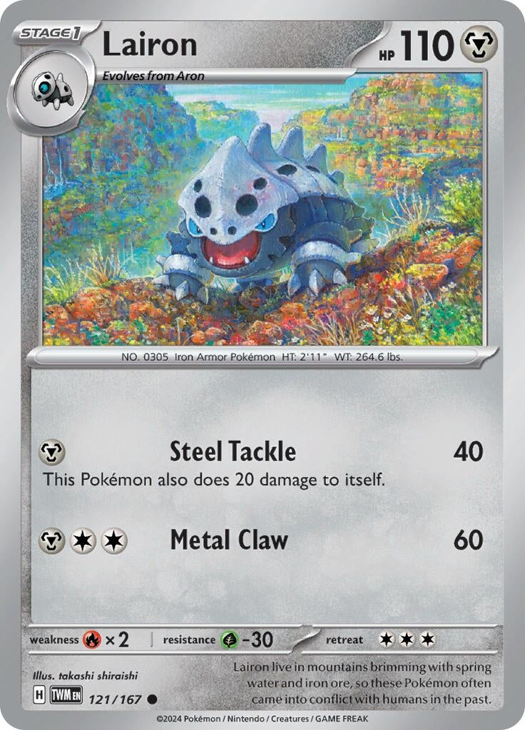 Image for Lairon (121/167) [SV06: Twilight Masquerade] - Pokemon