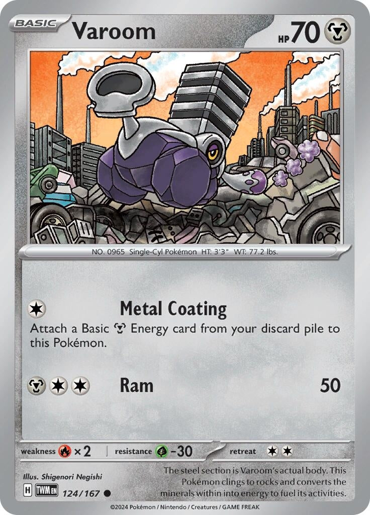 Image for Varoom (124/167) [SV06: Twilight Masquerade] - Pokemon
