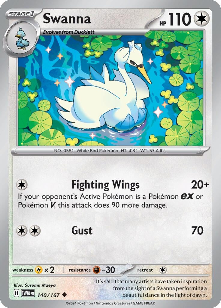 Image for Swanna (140/167) [SV06: Twilight Masquerade] - Pokemon