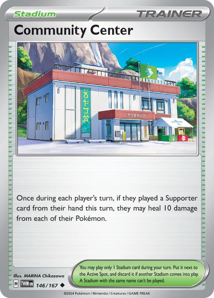 Image for Community Center (146/167) [SV06: Twilight Masquerade] - Pokemon
