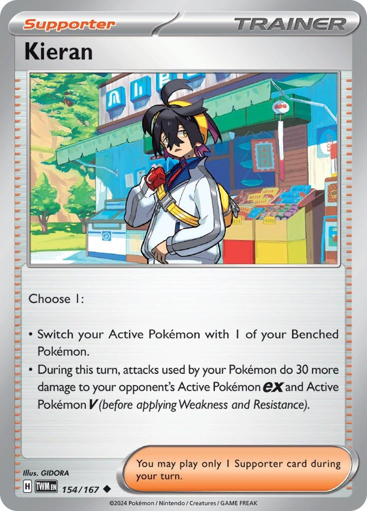 Image for Kieran (154/167) [SV06: Twilight Masquerade] - Pokemon