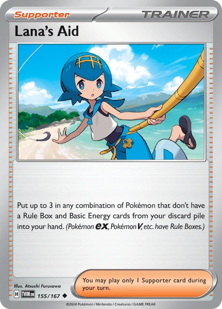 Image for Lana's Aid (155/167) [SV06: Twilight Masquerade] - Pokemon