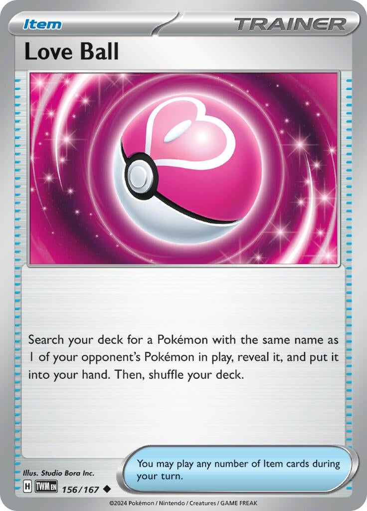 Image for Love Ball (156/167) [SV06: Twilight Masquerade] - Pokemon