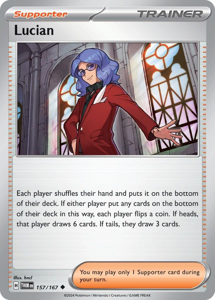 Image for Lucian (157/167) [SV06: Twilight Masquerade] - Pokemon
