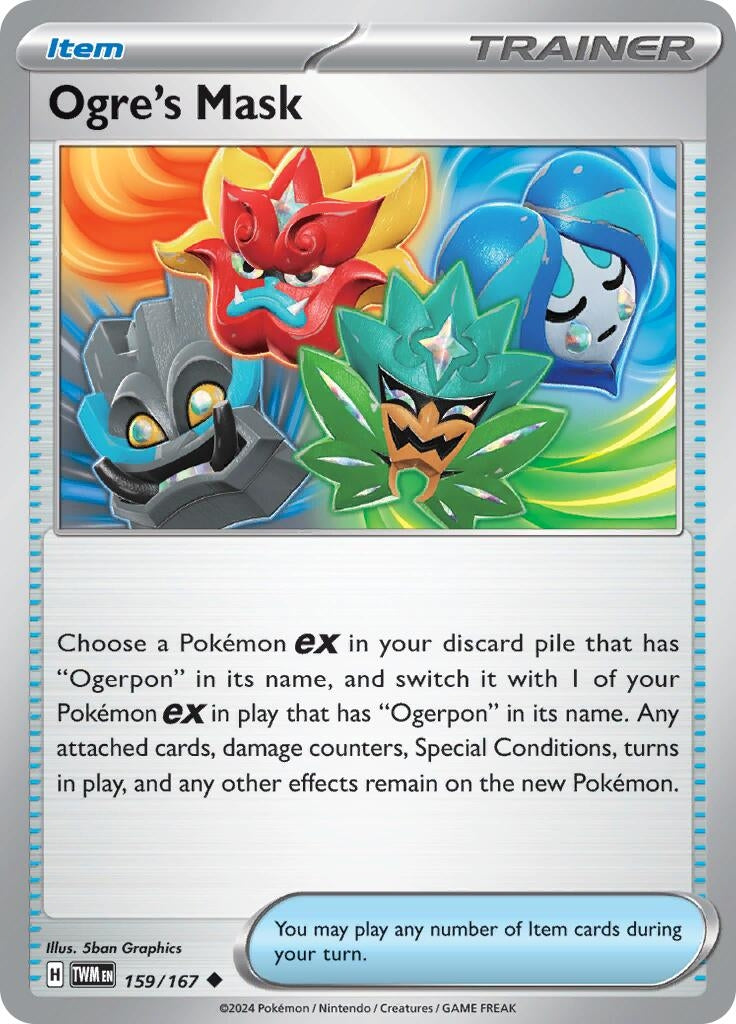 Image for Ogre's Mask (159/167) [SV06: Twilight Masquerade] - Pokemon