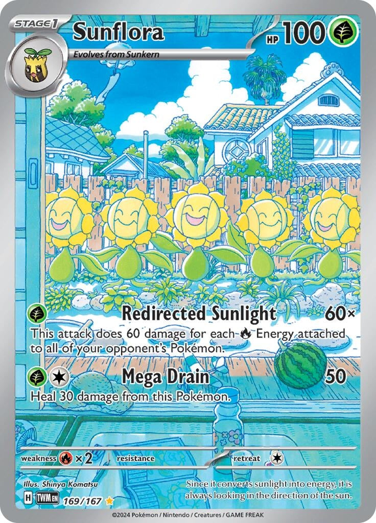 Image for Sunflora (169/167) [SV06: Twilight Masquerade] - Pokemon