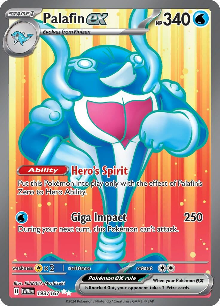 Image for Palafin ex (193/167) [SV06: Twilight Masquerade] - Pokemon