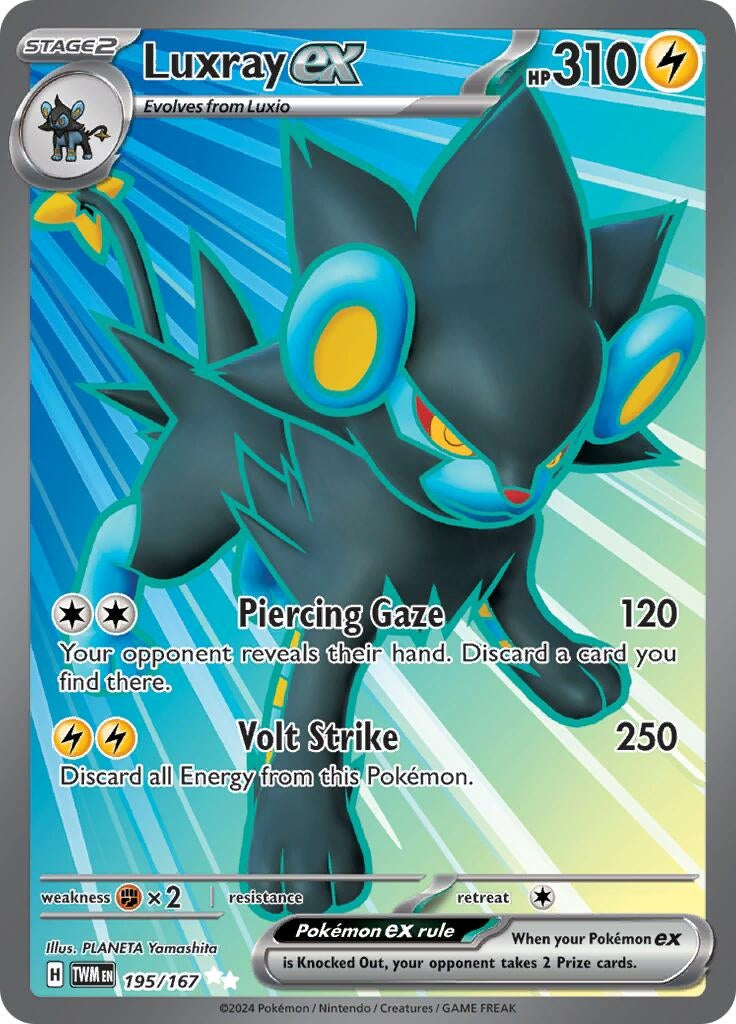 Image for Luxray ex (195/167) [SV06: Twilight Masquerade] - Pokemon
