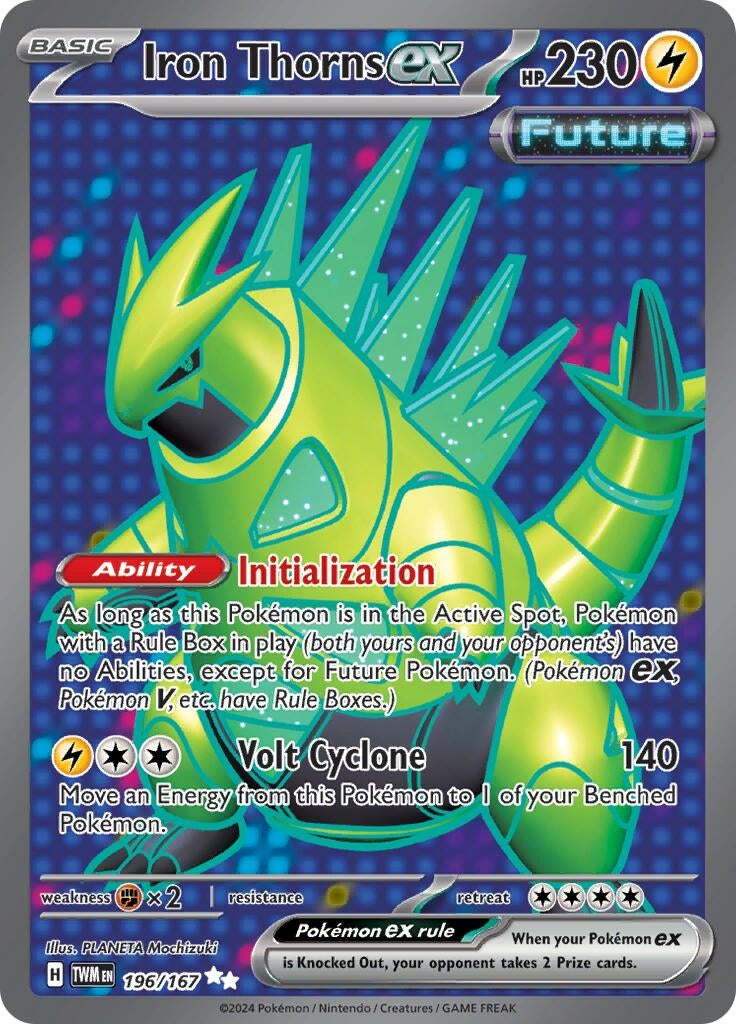 Image for Iron Thorns ex (196/167) [SV06: Twilight Masquerade] - Pokemon