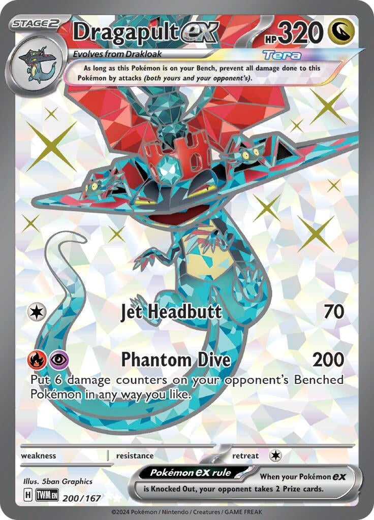 Image for Dragapult ex (200/167) [SV06: Twilight Masquerade] - Pokemon