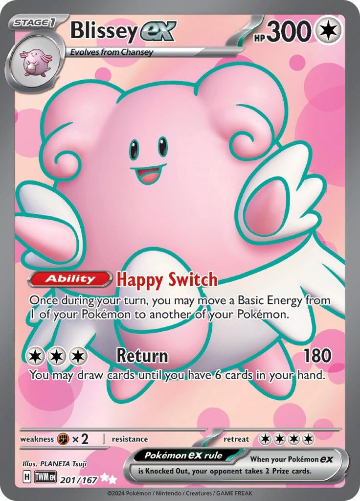 Image for Blissey ex (201/167) [SV06: Twilight Masquerade] - Pokemon