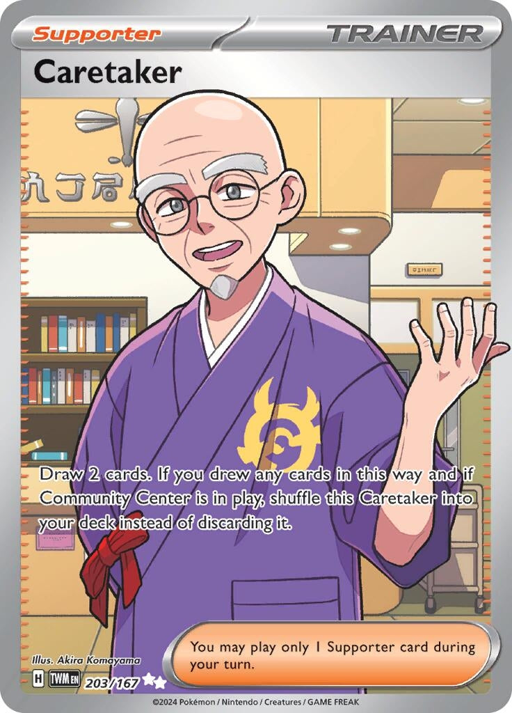 Image for Caretaker (203/167) [SV06: Twilight Masquerade] - Pokemon