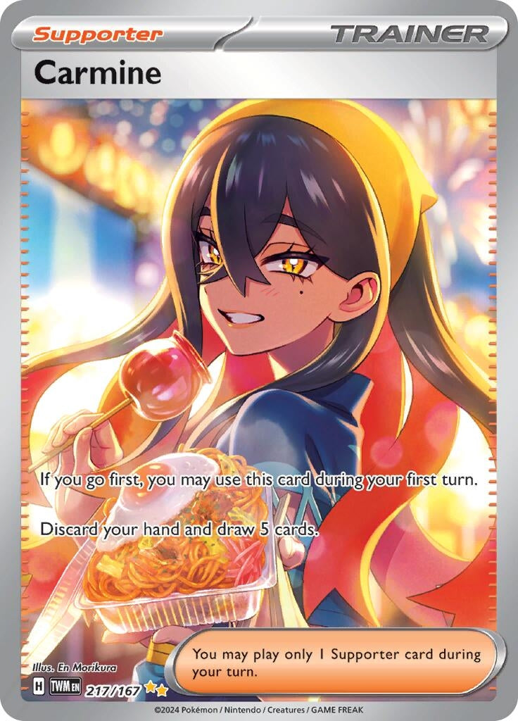 Image for Carmine (217/167) [SV06: Twilight Masquerade] - Pokemon