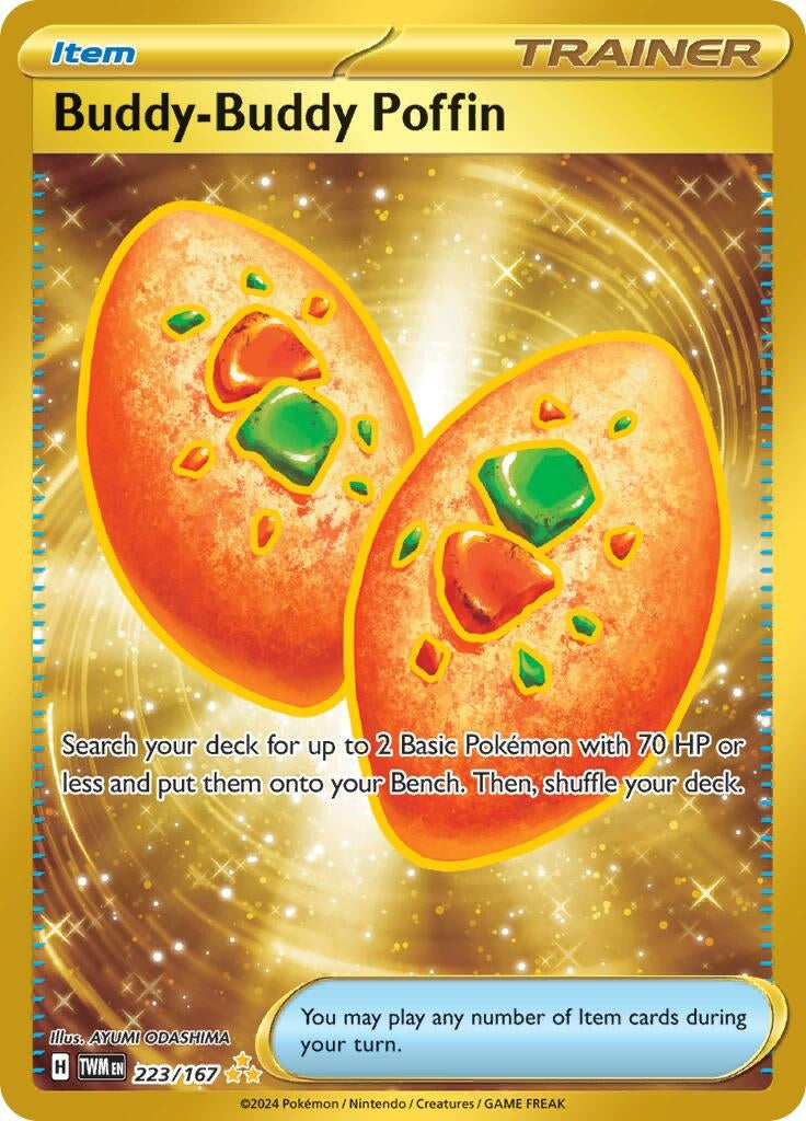 Image for Buddy-Buddy Poffin (223/167) [SV06: Twilight Masquerade] - Pokemon