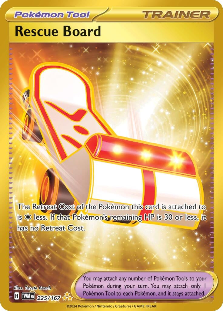 Image for Rescue Board (225/167) [SV06: Twilight Masquerade] - Pokemon
