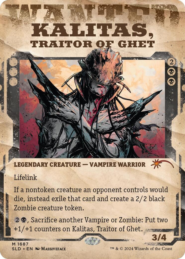 Image for Kalitas, Traitor of Ghet (1687) [Secret Lair Drop Series] - Magic: The Gathering