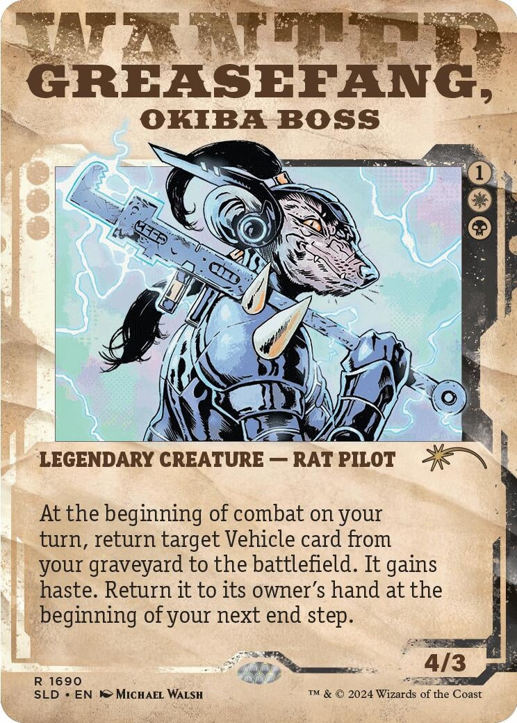 Image for Greasefang, Okiba Boss (1690) [Secret Lair Drop Series] - Magic: The Gathering