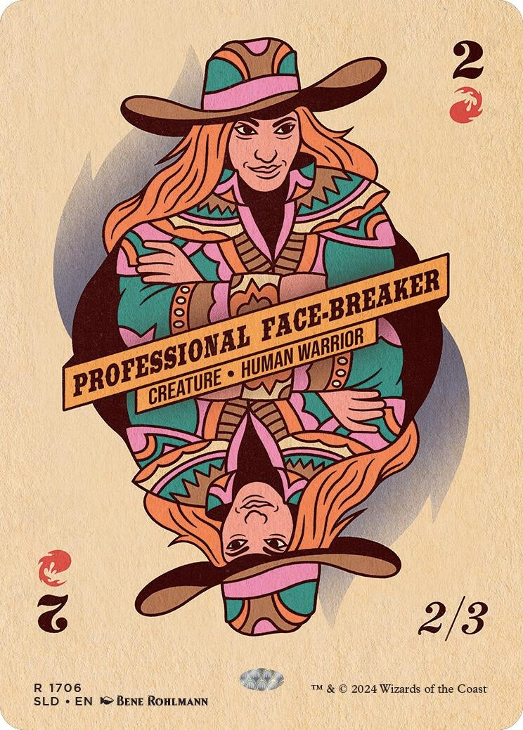 Image for Professional Face-Breaker (1706) [Secret Lair Drop Series] - Magic: The Gathering