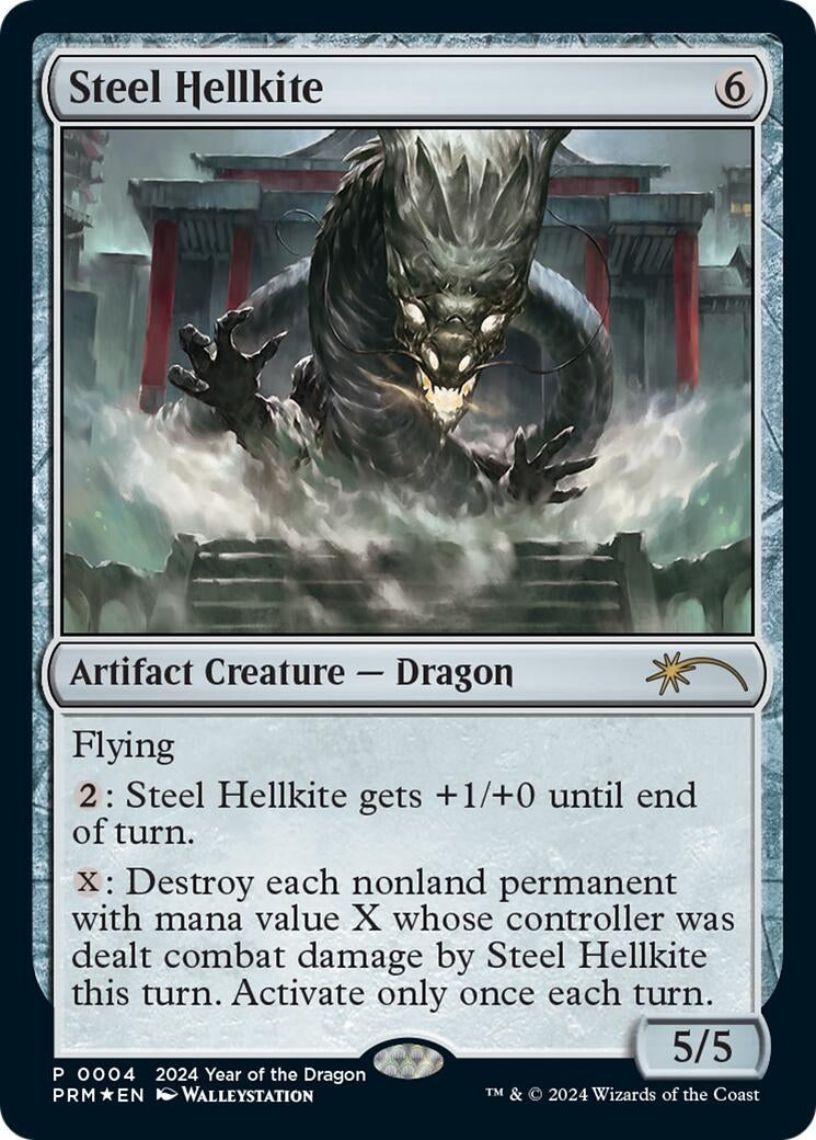 Image for Steel Hellkite (Year of the Dragon 2024) (4) [Standard Showdown Promos] - Magic: The Gathering