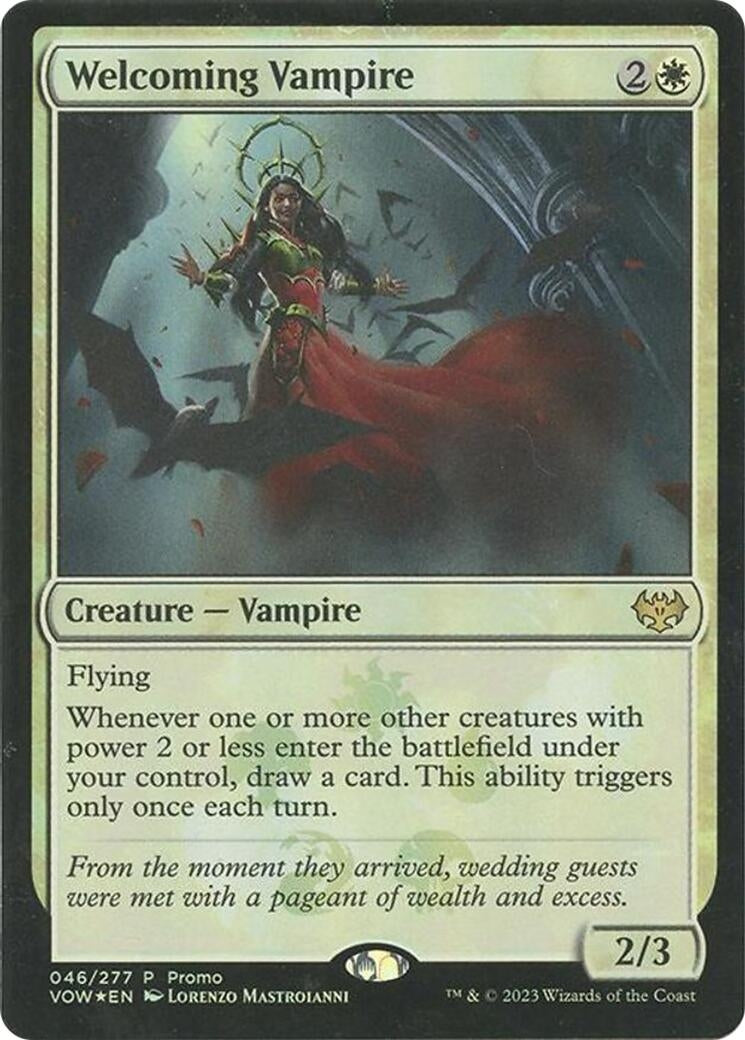 Image for Welcoming Vampire (46) [Media Promos] - Magic: The Gathering
