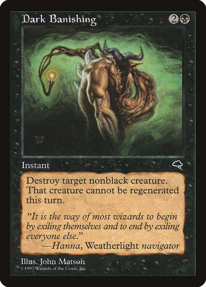 Image for Dark Banishing (117) [Tempest] - Magic: The Gathering