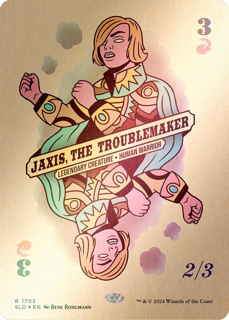 Image for Jaxis, the Troublemaker (Rainbow Foil) (1703) [Secret Lair Drop Series] - Magic: The Gathering
