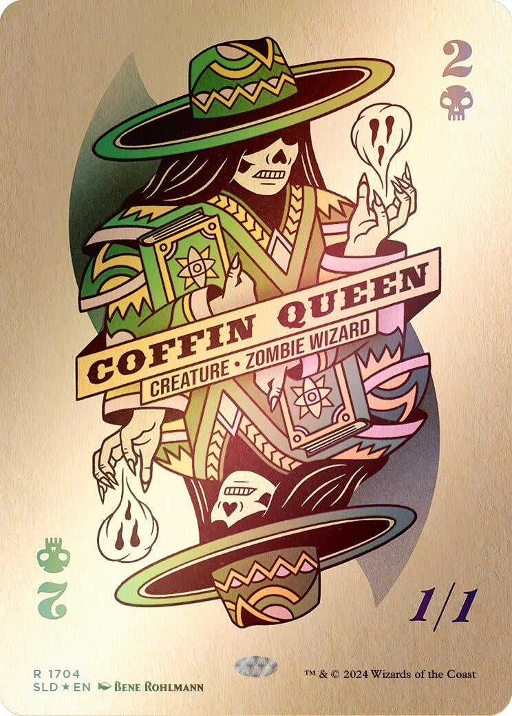 Coffin Queen (Rainbow Foil) (1704) [Secret Lair Drop Series]