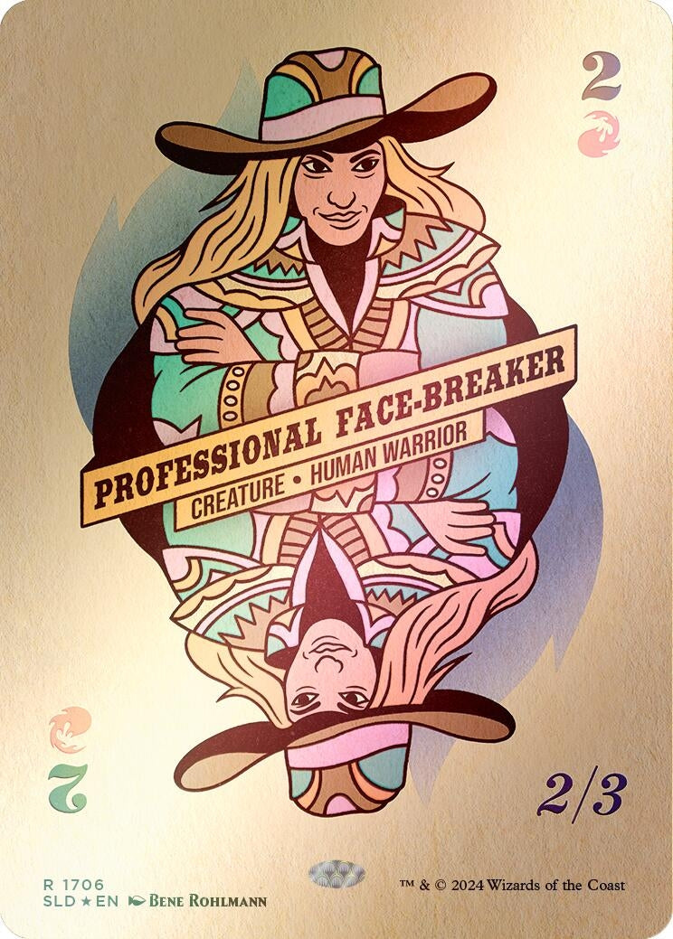 Image for Professional Face-Breaker (Rainbow Foil) (1706) [Secret Lair Drop Series] - Magic: The Gathering