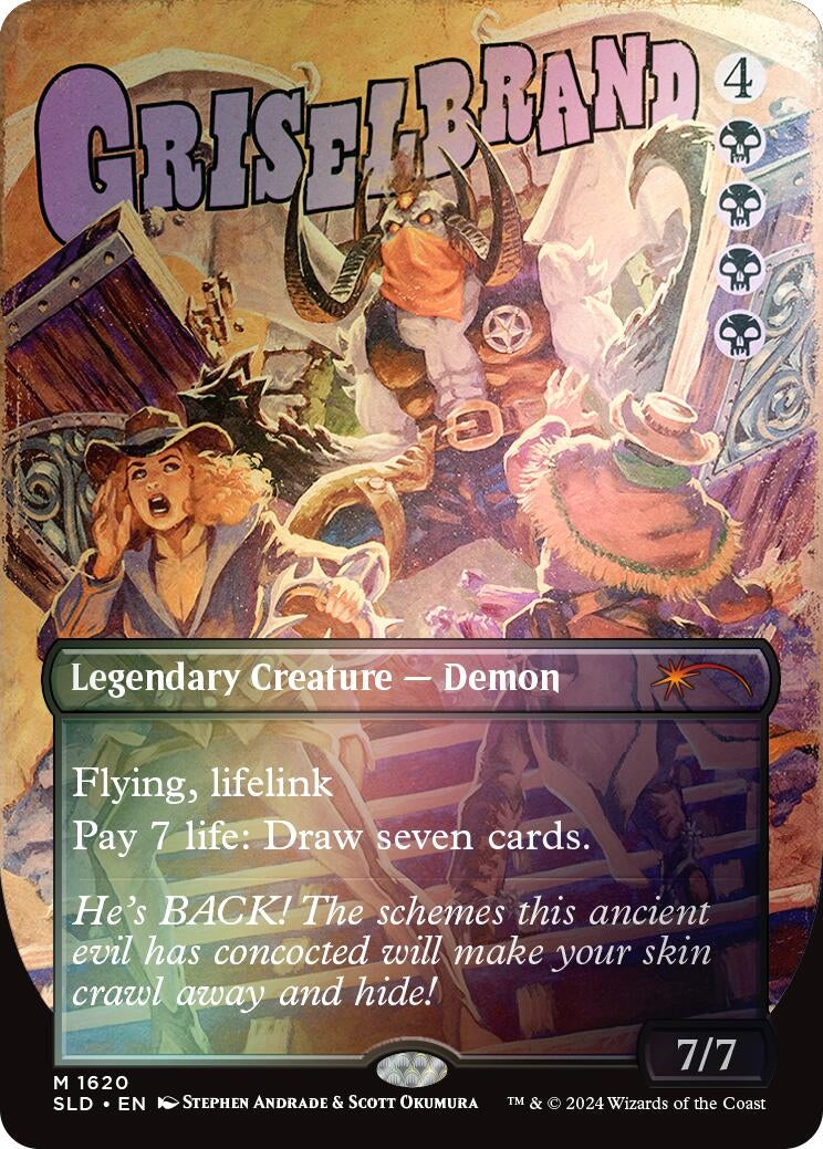 Image for Griselbrand (1620) (Rainbow Foil) (1620) [Secret Lair Drop Series] - Magic: The Gathering