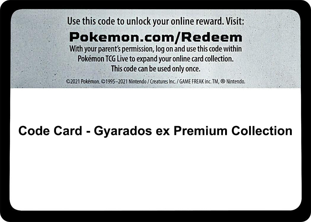 Image for Code Card - Gyarados ex Premium Collection [Miscellaneous Cards & Products] - Pokemon