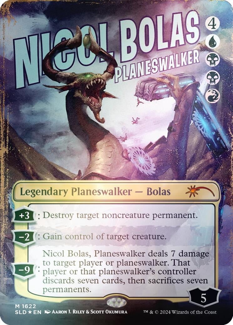 Image for Nicol Bolas, Planeswalker (Rainbow Foil) (1622) [Secret Lair Drop Series] - Magic: The Gathering