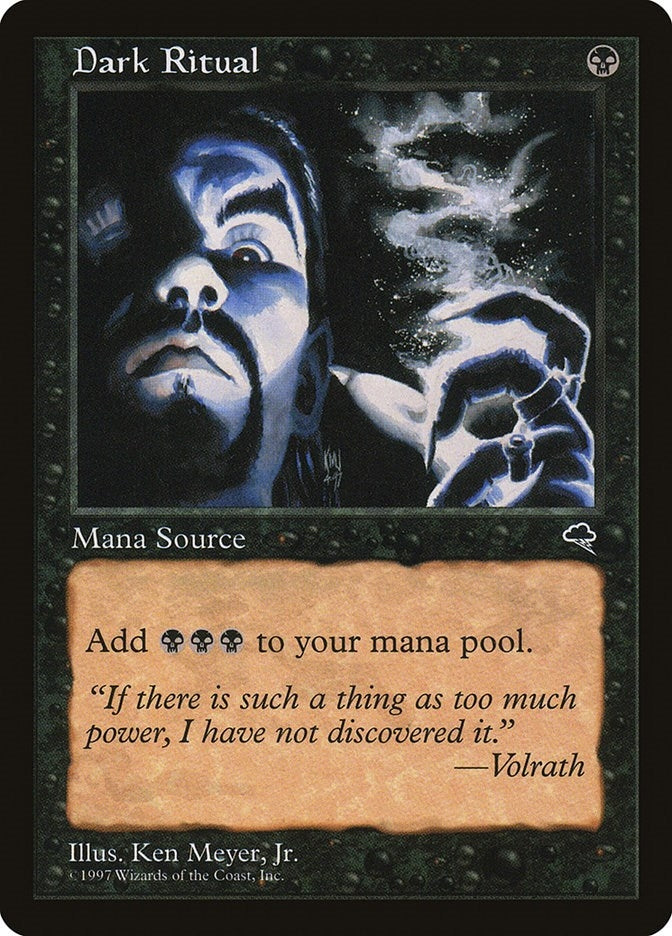 Image for Dark Ritual (118) [Tempest] - Magic: The Gathering