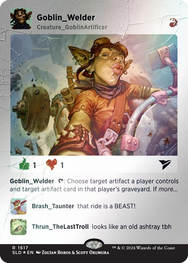 Image for Goblin Welder (Rainbow Foil) (1617) [Secret Lair Drop Series] - Magic: The Gathering