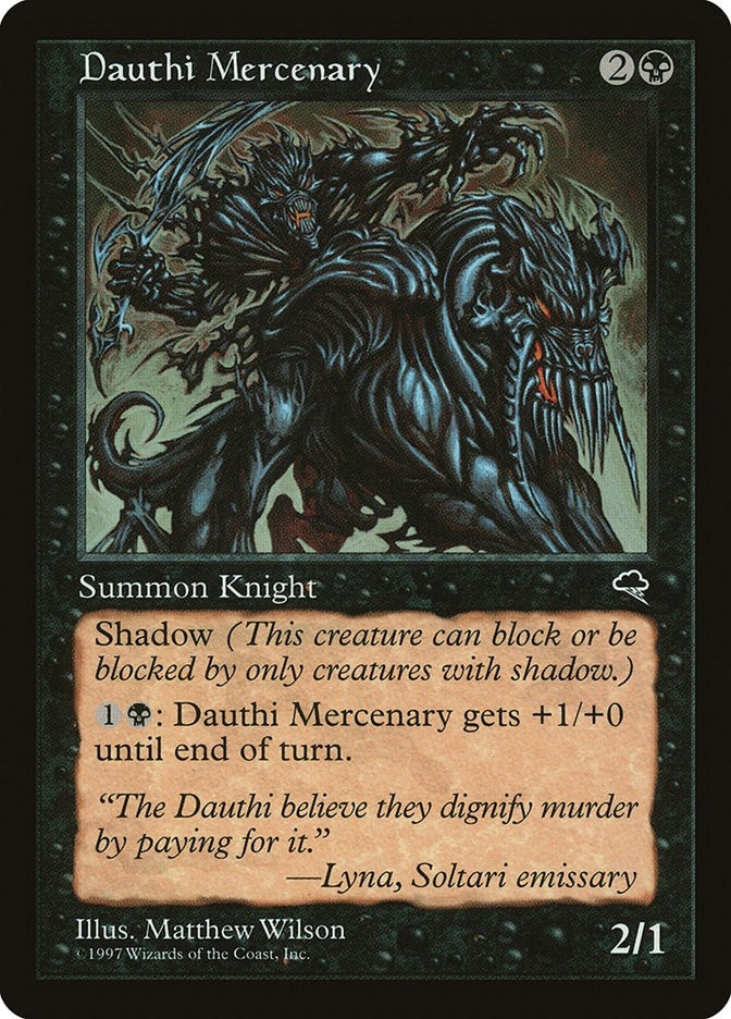 Image for Dauthi Mercenary (124) [Tempest] - Magic: The Gathering