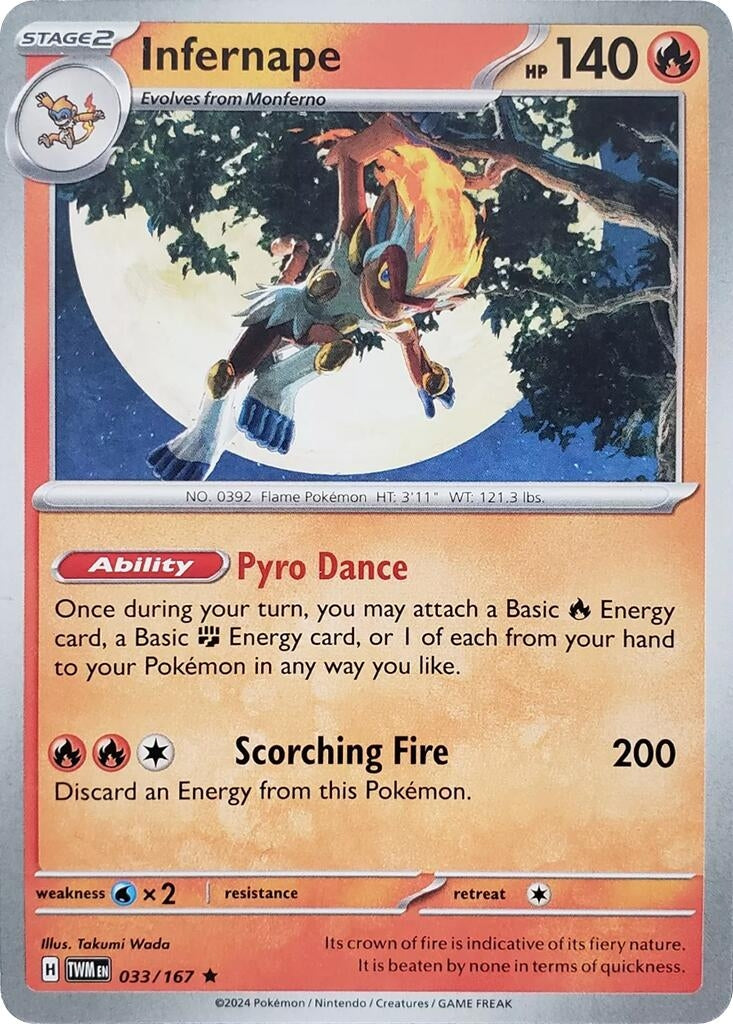 Image for Infernape (033/167) [Deck Exclusives] - Pokemon