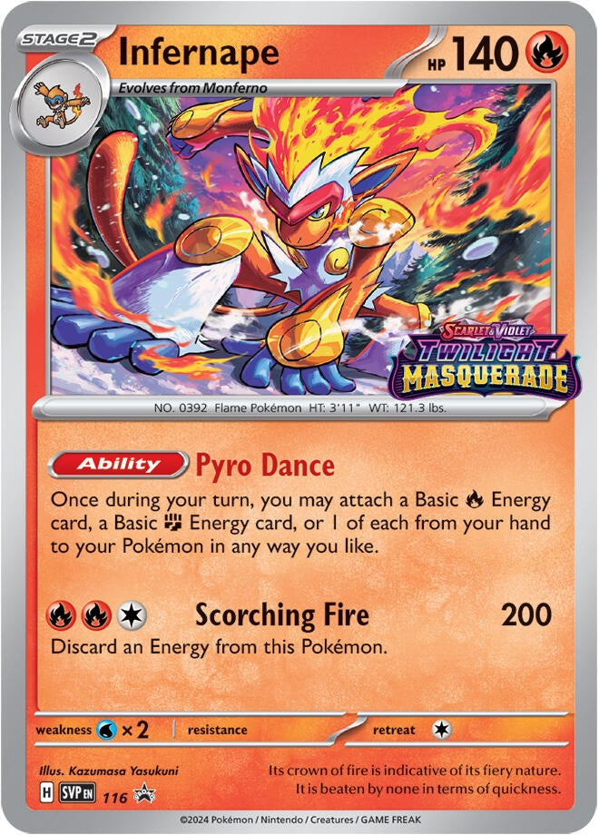 Image for Infernape - 116 (116) [SV: Scarlet & Violet Promo Cards] - Pokemon