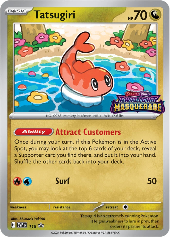 Image for Tatsugiri - 118 (118) [SV: Scarlet & Violet Promo Cards] - Pokemon