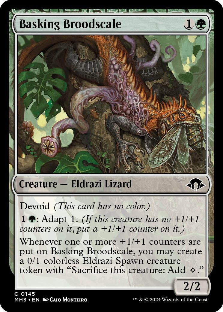 Image for Basking Broodscale (145) [Modern Horizons 3] - Magic: The Gathering
