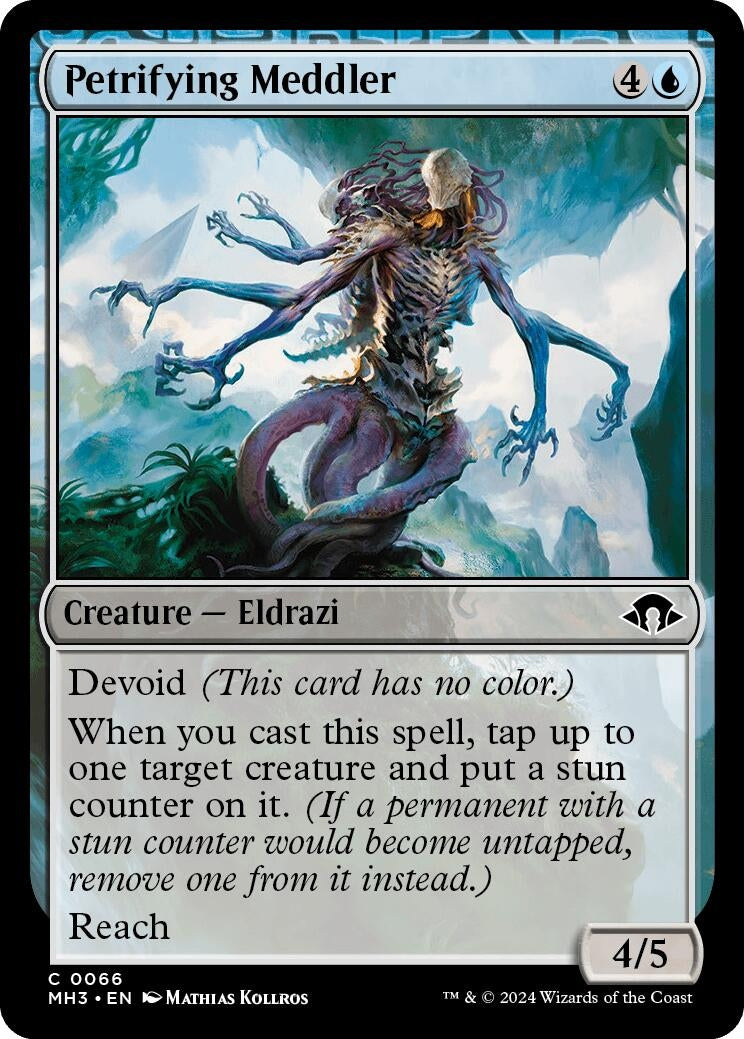 Image for Petrifying Meddler (66) [Modern Horizons 3] - Magic: The Gathering