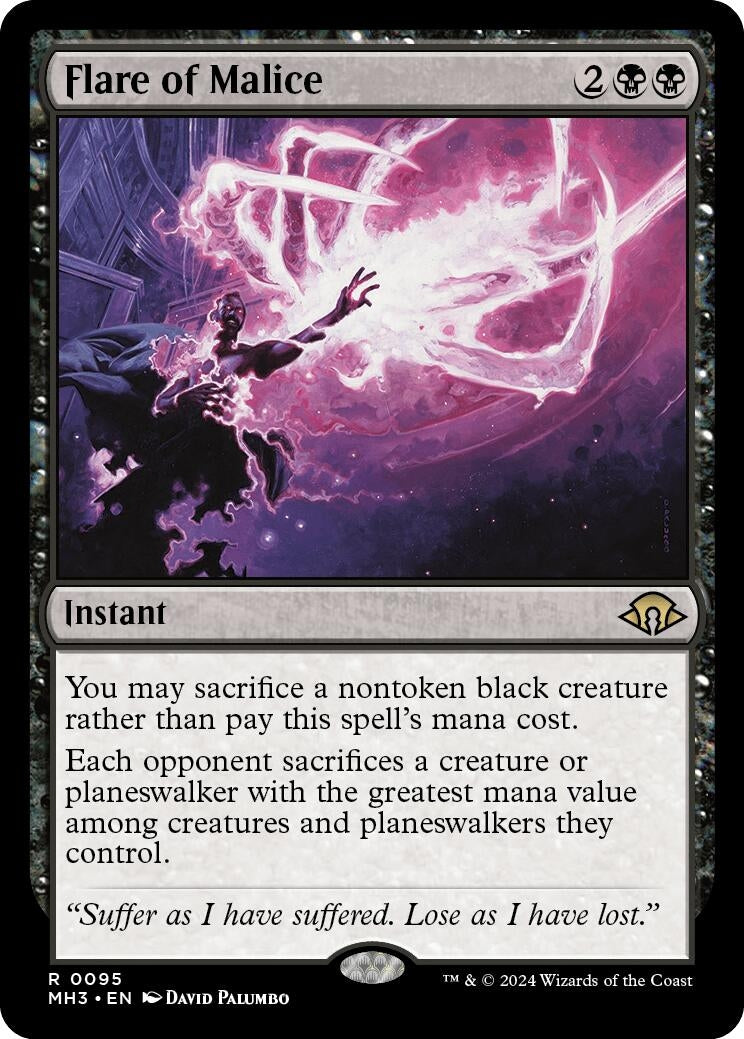 Image for Flare of Malice (95) [Modern Horizons 3] - Magic: The Gathering