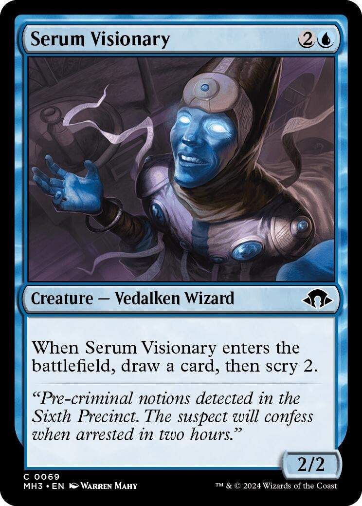 Image for Serum Visionary (69) [Modern Horizons 3] - Magic: The Gathering