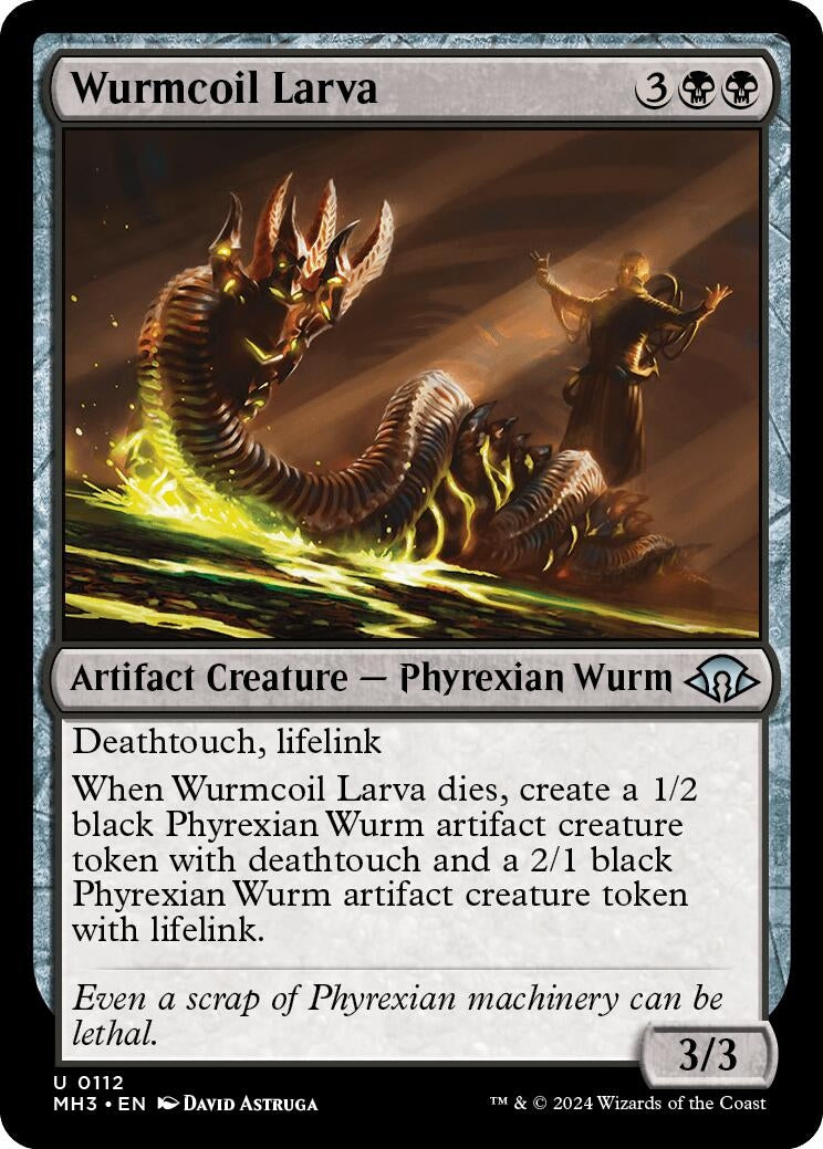 Image for Wurmcoil Larva (112) [Modern Horizons 3] - Magic: The Gathering