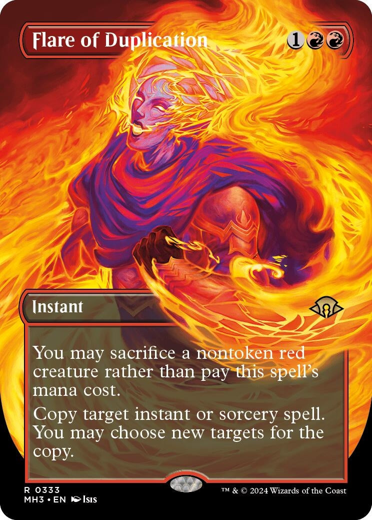 Image for Flare of Duplication (Borderless) (333) [Modern Horizons 3] - Magic: The Gathering