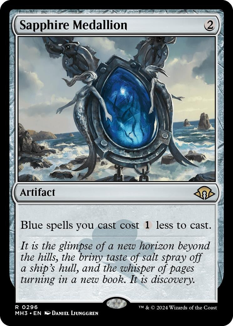Image for Sapphire Medallion (296) [Modern Horizons 3] - Magic: The Gathering