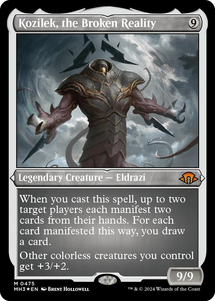 Image for Kozilek, the Broken Reality (Foil Etched) (475) [Modern Horizons 3] - Magic: The Gathering
