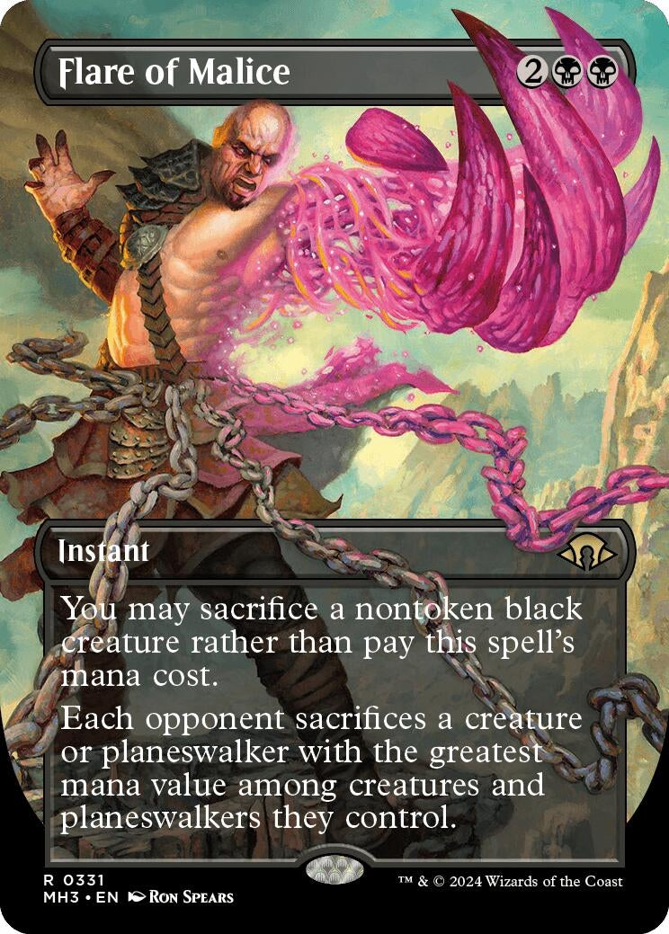 Image for Flare of Malice (Borderless) (331) [Modern Horizons 3] - Magic: The Gathering