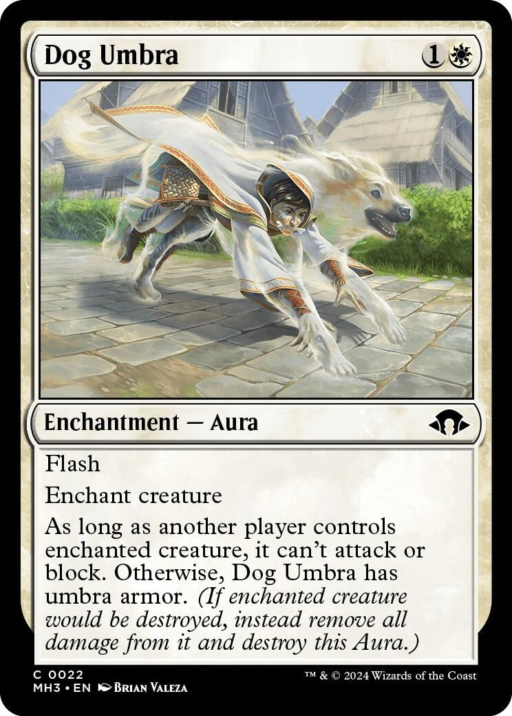 Image for Dog Umbra (22) [Modern Horizons 3] - Magic: The Gathering